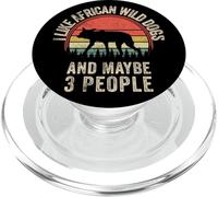 Divertente cane selvatico africano Design Art Graphic cani selvatici africani PopSockets PopGrip per MagSafe