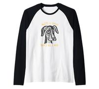 Divertente Cane Umorismo Mutts & Coffee That's all I Need Maglia con Maniche Raglan