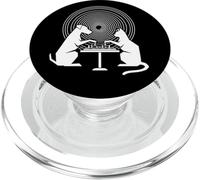 Divertente cane vs gatto giocare a scacchi strategia a spirale ipnotica PopSockets PopGrip per MagSafe