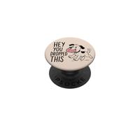 Divertente cane zombie Hey You Dropped This Brain PopSockets PopGrip Adesivo