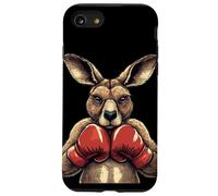 Divertente canguro con guanti per un pugno comico Custodia per iPhone SE (2020) / 7 / 8