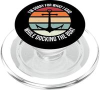 Divertente canottaggio scusa per quello che ho detto mentre attraccando la barca PopSockets PopGrip per MagSafe