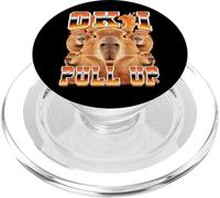 Divertente Capibara Animal Bootleg Style Ok I Pull Up PopSockets PopGrip per MagSafe