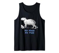 Divertente Capibara Babybara Mamabara No Muss No Fuss Canotta