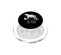 Divertente Capibara Babybara Mamabara "No Muss No Fuss" PopSockets PopGrip per MagSafe