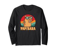 Divertente Capibara Papibara Maglia a Manica