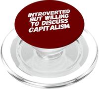Divertente capitalismo pro capitalista introverso ma disponibile PopSockets PopGrip per MagSafe