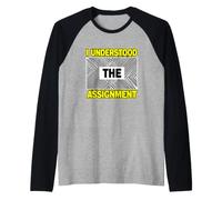 Divertente capito Il compito Dire Sarcastico Maglia con Maniche Raglan