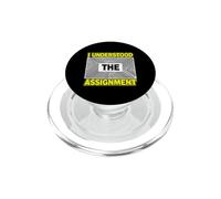 Divertente capito il compito dire sarcastico PopSockets PopGrip per MagSafe