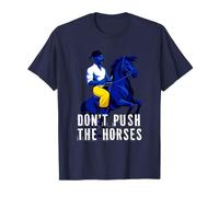 Divertente cappello cosacco da boxe con scritta "Don't Push The Horses" Maglietta
