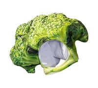 Divertente Cappello Vegetale - Copricapo Di Broccoli In Morbido Cotone PP | Puntelli Per Cappelli Per Costumi Da Foto Di Cartoni Animati | Accessorio Per Giochi Di Ruolo Cosplay Per Halloween, Pasqua