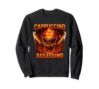 Divertente Cappuccino Assassino caffè Ninja Samurai Shirt Felpa