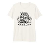 Divertente Capybara Camping Retro Escursionismo Viaggiatore Maglietta Premium