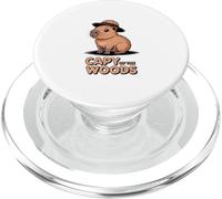 Divertente Capybara Citazione Capy Of The Woods per il campeggio PopSockets PopGrip per MagSafe