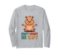 Divertente Capybara Dont Worry Be Capy per Bambini Maglia a Manica