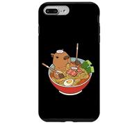Divertente Capybara giapponese Ramen Noodles Bowl Japan Zoo Custodia per iPhone 7 Plus/8 Plus