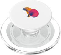 Divertente Capybara Retro Risograph Art Style per uomini e donne PopSockets PopGrip per MagSafe
