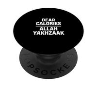 Divertente Cari Calorie Bilingue Dire Sarcastico PopSockets PopGrip Adesivo