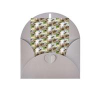 Divertente carta bianca verticale con stampa di una lingua di pecora cattiva con simpatico animale (lingua italiana non garantita)