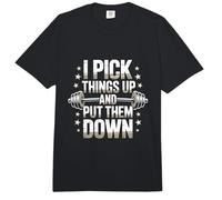 Divertente Cartello con Scritta I Pick Things Up And Put Them Down (Lingua Italiana Non Garantita) Comfort Colors Adult Heavyweight T-Shirt