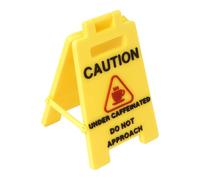 Divertente cartello di avvertimento da scrivania, decorazione da tavolo con stampa 3D, decorazione per dipendenti e riunioni, compleanni, uomini, donne, colleghi, casa aziendale