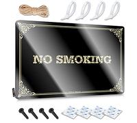 Divertente cartello in metallo per bar No Smoking cartello in metallo divertente decorazione per ufficio decorazione per la stanza dei ragazzi (colore: colore, dimensioni: 20 x 30 cm)
