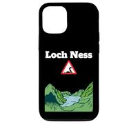 Divertente cartello stradale di avvertimento di Loch Ness, mostro Nessie Custodia per iPhone 12/12 Pro