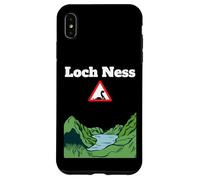 Divertente cartello stradale di avvertimento di Loch Ness, mostro Nessie Custodia per iPhone XS Max