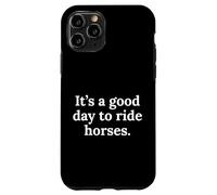 Divertente cavallo Pony Ragazze Donne Uomini Ragazzi a cui piacciono i cavalli dicendo Custodia per iPhone 11 Pro
