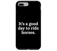 Divertente cavallo Pony Ragazze Donne Uomini Ragazzi a cui piacciono i cavalli dicendo Custodia per iPhone 7 Plus/8 Plus