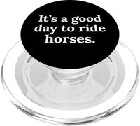 Divertente cavallo Pony Ragazze Donne Uomini Ragazzi a cui piacciono i cavalli dicendo PopSockets PopGrip per MagSafe