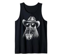 Divertente Cazzo da Cowboy beve caffè Freddo nel Selvaggio West Canotta