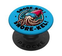 Divertente cefalopode e calamaro gigante PopSockets PopGrip Adesivo