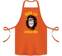 Divertente che Guevara Evolution Scimmia Ateismo Cotone Grembiule 100% Biologico