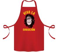 Divertente che Guevara Evolution Scimmia Ateismo Cotone Grembiule 100% Biologico
