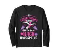 Divertente Cheerleader è Facile Fare Una Cheerleading a Molla Posteriore Maglia a Manica