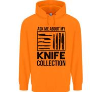 Divertente Chef Chiedi Della Mia Collezione Di Coltelli Felpa Uomo