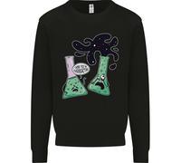 Divertente Chemistry Overreacting Geek Secchione Bambini Felpa Maglione
