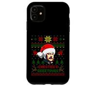 Divertente Chester presidente Arthur brutto maglione di Natale inverno Custodia per iPhone 11