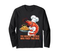 Divertente, Chi ha fritto questo riso? Il mistero ti alluderà! Maglia a Manica