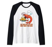 Divertente, Chi ha fritto questo riso? Il mistero ti alluderà! Maglia con Maniche Raglan