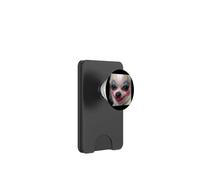 Divertente chihuahua con brutto trucco sfocato meme PopSockets PopWallet per MagSafe