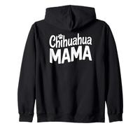 Divertente Chihuahua Mama, Simpatico Design con Impronte di Zampe per Le Mamme del Cane Felpa con Cappuccio