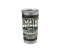 Divertente Chirurgia Plastica Chirurgo Plastica Medico Professionista Bicchiere termico in acciaio inox doppia parete