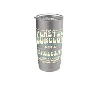 Divertente Chirurgia Plastica Chirurgo Plastica Medico Professionista Bicchiere termico in acciaio inox doppia parete