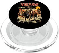 Divertente chitarra country western con toro, Cow Girl PopSockets PopGrip per MagSafe