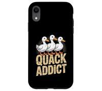 Divertente Ciarlatano Addict Carino Anatroccoli Sarcastico Donne Uomini Scherzo Custodia per iPhone XR