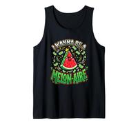 Divertente Cibo Gioco di Parole Anguria melonaire Amante dei Soldi Canotta