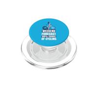 Divertente Ciclisti Ciclisti Weekend Previsione Bicicletta PopSockets PopGrip per MagSafe