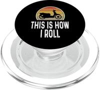 Divertente ciclomotore Scooter Rider Questo è Come Io Roll Retro PopSockets PopGrip per MagSafe